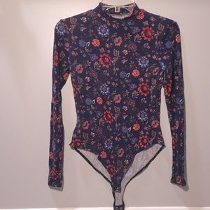 Forever 21 floral body suit